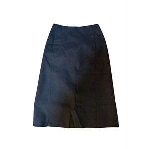 NWT InWear Olive Knee Length Wool Cashmere A-Line Skirt 4